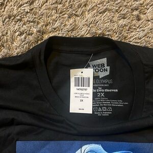 Hot Topic Lore Olympus Hades Business Card T-Shirt